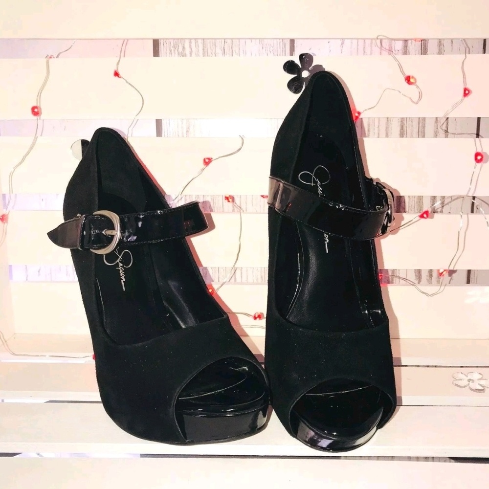 Jessica Simpson platform heels